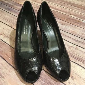👻COUTURE DONALD J PLINER Peep Toe Shoes Size 6